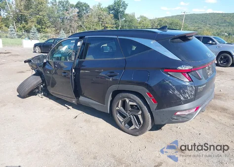 2022 Hyundai Tucson Hybrid Limited from USA, damaged, VIN KM8JECA12NU068049